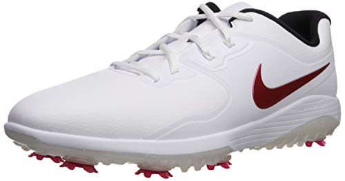 Nike Vapor Pro, Zapatillas de Golf para Hombre, Multicolor (White/University Red/Black 000), 41 EU