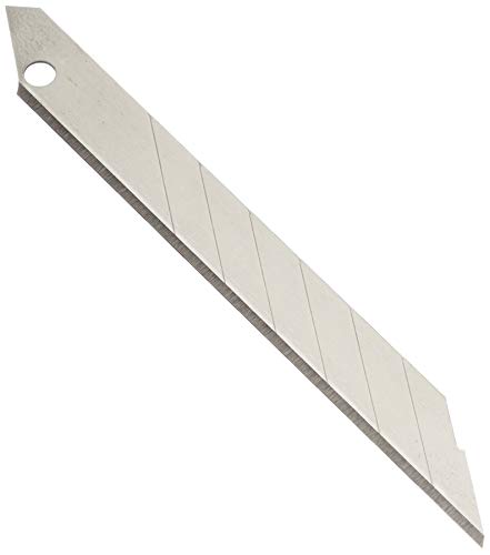 Olfa 362102 Cuchilla cutter troceable con ángulo de corte de 30· (80x9mm), Plata, Set de 10 Piezas