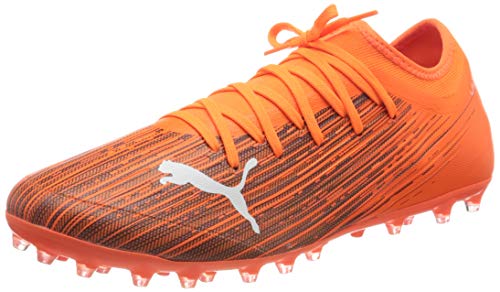PUMA Ultra 3.1 MG, Zapatillas de fútbol Hombre, Naranja (Shocking Orange Black), 40 EU
