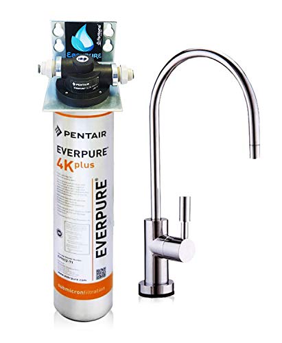 Purificador agua Micro filtración Kit Everpure no UV con filtro 4 K Plus