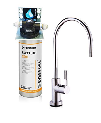 Purificador de Agua ForHome Easy Pure - Agua Depurata con Microfiltración Everpure 2DC