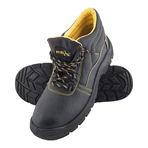 Reis BRYES-T-S1P_36 Yes - Zapatos de seguridad (talla 36), color negro y amarillo