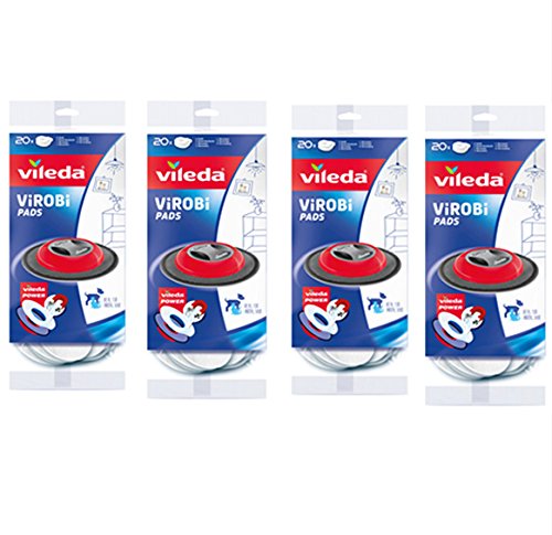 Siluk _Vileda Virobi Slim - Almohadillas de recambio para polvo (80 unidades)
