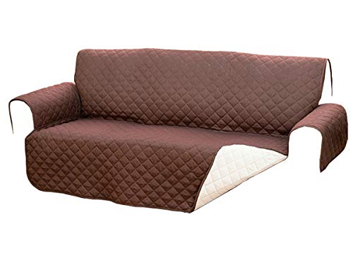Sofa Reversible Double Quilt Fabric for Sofas up to 140 cm Colour Protects from Pets, Dust and stains