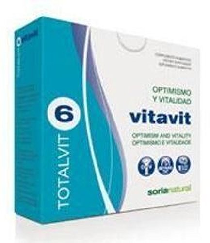 Soria Natural Totalvit 6 Vitavit Combinación de Multivitaminas y Minerales - 28 Tabletas