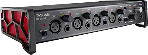 Tascam US-4x4HR 4 Mic 4 IN/4OUT Interfaz de audio USB versátil de alta resolución (US4X4HR)