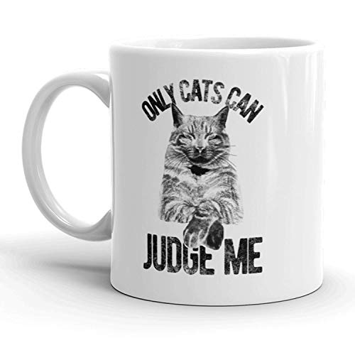 Taza Mug Solo los gatos pueden juzgarme Pet Kitty Tazas 330Ml