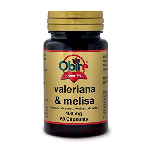Valeriana + melisa 400 mg. 60 cápsulas