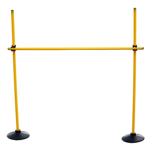 Valla de salto: ( 3 picas 100cm, 2 bases de caucho, 2 clips de conexión) Color amarillo