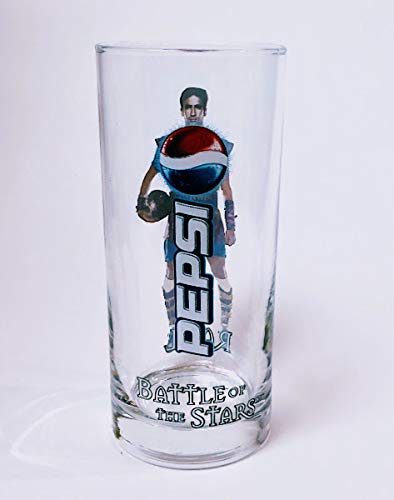 Vaso de Pepsi de 0,3 l, edición especial, Battle of The Stars, Raul, vaso para beber, refrescante, agua, gastronómico, bar, decoración