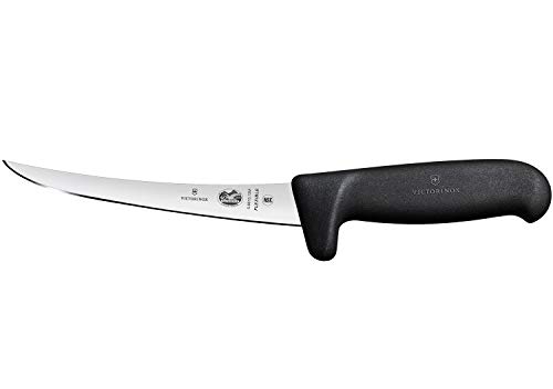 Victorinox Küche und Fibrox Safety Grip Ausbeinmesser Flexibel KL. Cuchillo, Negro, 15 cm