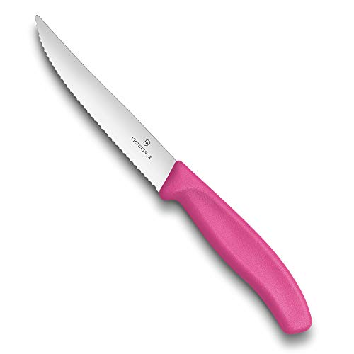 Victorinox Swissclassic cuchillo pizza cuchillo ondulado, 6,7936, 12L5B, Rosa (B1) estándar