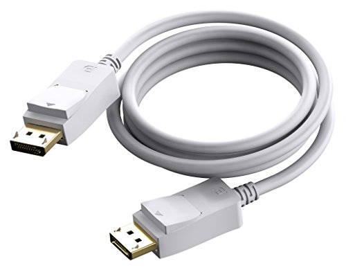 Vision TC 2MDP Cable DisplayPort 2 m Blanco - Cables displayport (2 m, DisplayPort, DisplayPort, Macho, Macho, Oro)