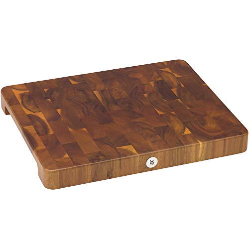 WMF Tabla de cortar XL de 40 x 32 x 4 cm, madera, madera de acacia, no daña el sonido, gran superficie de trabajo, aspecto de madera