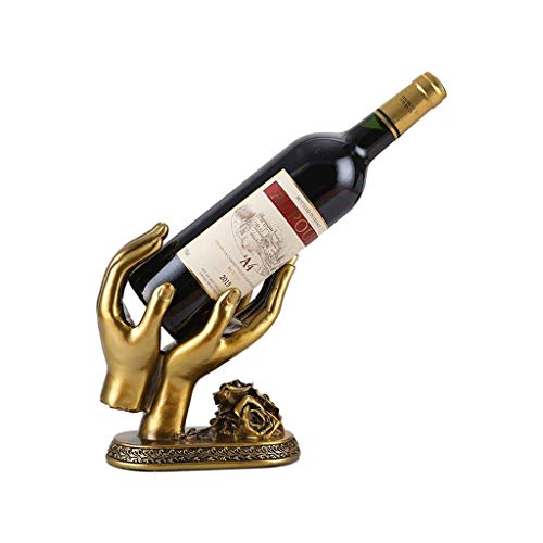 xiaokeai Botellero Titular de Almacenamiento de Vino Creativo Resina Estante del Vino decoración casera de la Cocina del Restaurante del Vino Vitrina mostrador gabinete Bodega Vino Estante