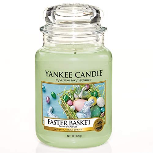 Yankee Candle vela aromática en tarro grande, cesta de Pascua