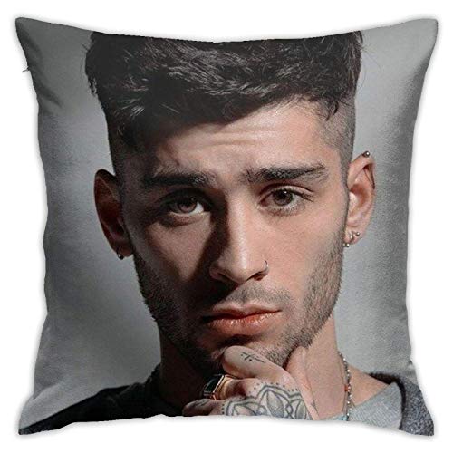 Yuanmeiju Zayn Malik Pillowcase with Hidden Zipper for Sofa Sofa Office Bed, Double-Sided Printed Pillowcase Cushion Cover for Home Decoration (Twin Sides) 18inch18inch
