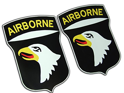 101st Airborne scraming Eagles – Logo Militar de US Army adhesivo 101 -2 adhesivos
