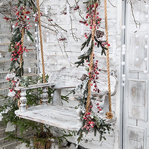 20 servilletas románticas de columpio/invierno/Navidad 33 x 33 cm