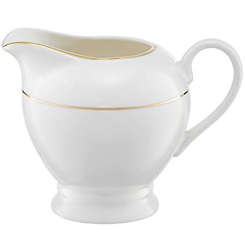 Ambition 23063 Aura Gold - Jarra de leche (300 ml, porcelana), diseño elegante y moderno