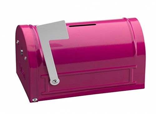 Arregui Hucha Mail C9702 Caja de Caudales Infantil, Hucha infantil, con forma de Buzón Americano, color rosa