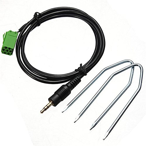 Cable adaptador de entrada auxiliar de 3,5 mm para Renault Clio Megane Laguna MP3 para iPod/iPhone