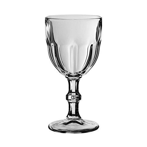 Côté Table 25370 - Copa de Vino de Plata con diseño de cáliz, 19 cl 7,5 x 7,5 x 15 cm (Lote de 6)