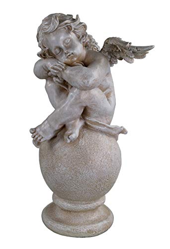 Figura de jardín de 40 cm de alto, diseño de ángel 85067