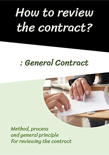 How to review the contract: General contract (English Edition)