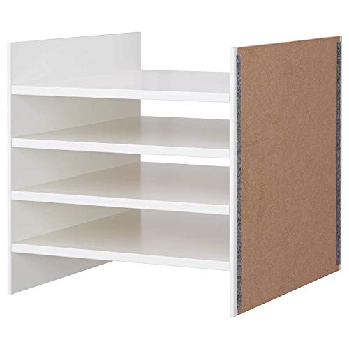 Ikea Kallax Bandeja con 4 estantes, 33 x 33 cm, color blanco