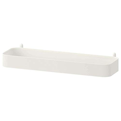 IKEA SKADIS - Tablero de clavijas y muchos accesorios para cocina, oficina o trabajo (elige el artículo: estante blanco 28 x 9 x 3 cm) (estante blanco 28 x 9 x 3 cm)