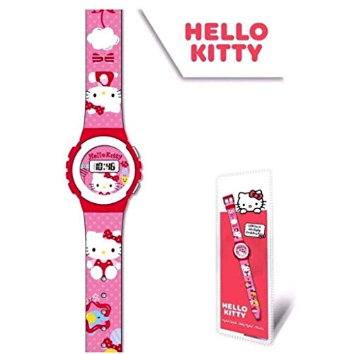 Kid Licensing- Reloj Digital KE02 Hello Kitty Aprendizaje, Color (Multicolor) (HK50029)