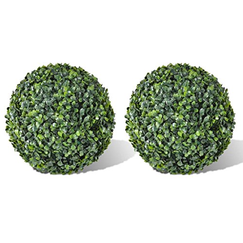 Lingjiushopping 2 Pi ¨ ¨ ce de bola artificial planta Int ¨ ¦ rieur Ext ¨ ¦ rieur 35 cm verde mixta Diam ¨ ¨ Tre: 35 cm