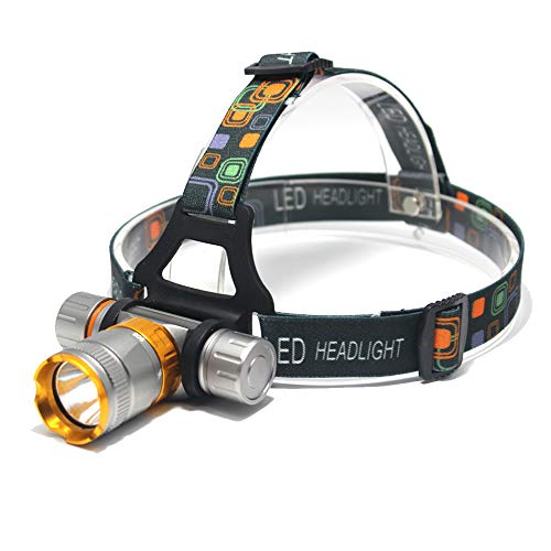 Linterna frontal LED subacuática 3800 lúmenes – T6 faro LED impermeable para natación y buceo