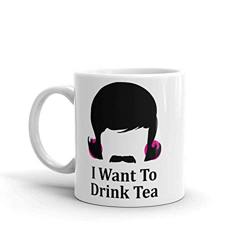 Mugs For You - I Want To Drink Tea Mug | Queen Band I Want To Break Free Freddie Mercury Song Coffee Mug - Coffee Mug 11oZ