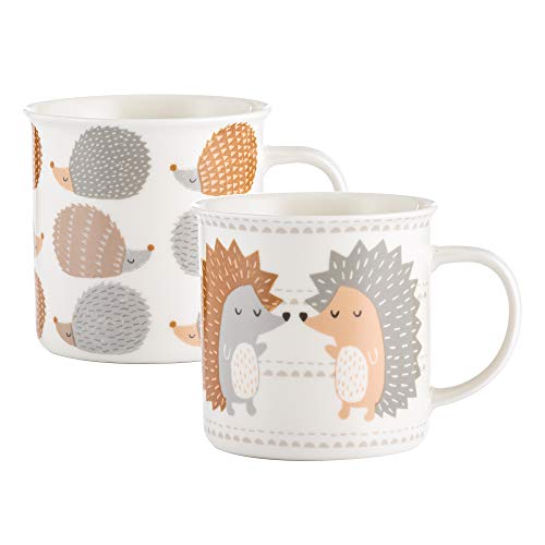 Price & Kensington 0059.597 Hedgehogs - Tazas de porcelana fina