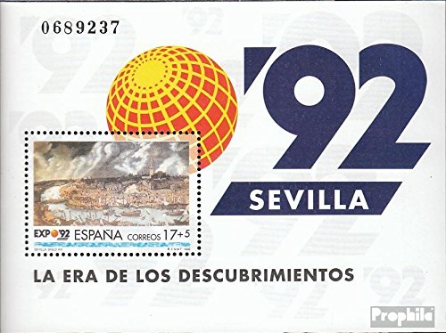 Prophila Collection España Michel.-No..: block43 (Completa.edición.) 1992 Expo (Sellos para los coleccionistas)