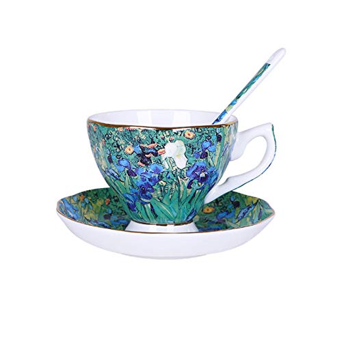RONGXIANMA Mug 200Mlhigh Art Painting Coffee Cup Starry Sunflower Seeder Iris Saint Remy Coffee Tea Cup