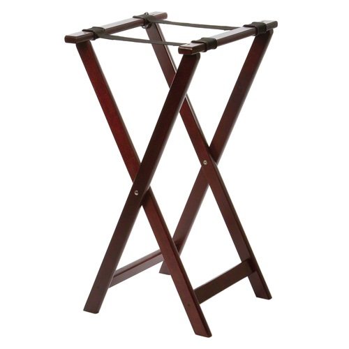Tablecraft - Soporte plegabe para bandejas, madera, color Mahón