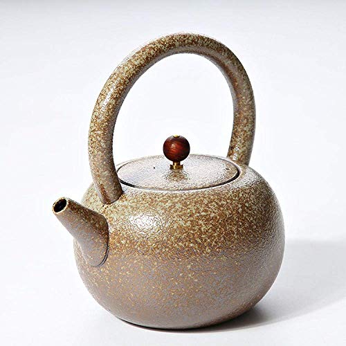 Tetera con colador Cerámica Tetera vigas Pot Tea Simple Hervidor de hogares resistente al calor (Color : B)