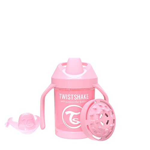 Twistshake 78267 - Vaso con boquilla, color pastel rosa