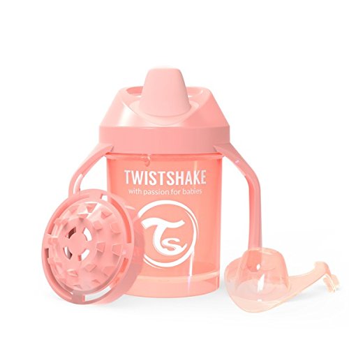 Twistshake 78318 - Vaso con boquilla, color pastel coral