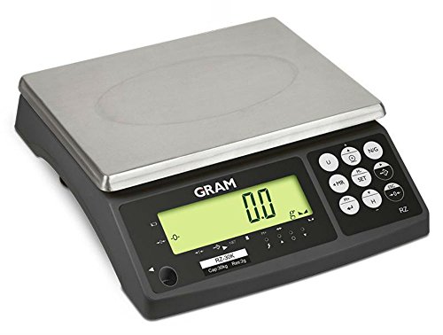 Balanza sobremesa digital Gram RZ30 (Capacidad de 30 Kg y resolución de 2 gramos) tamaño 29x23 cm