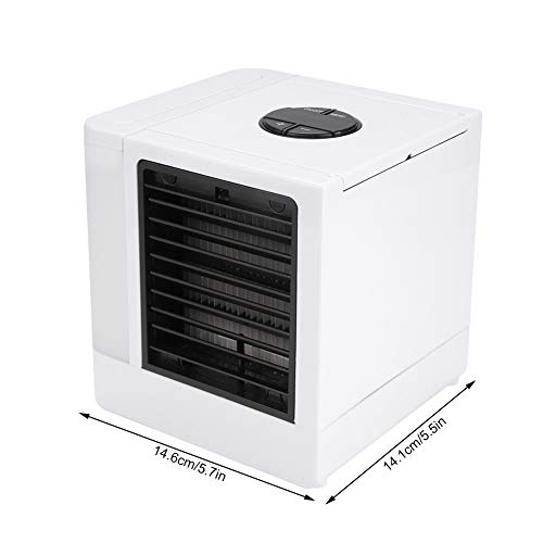 Cafopgrill Refrigerador de Aire portátil Ultra Air Cooler con LED USB Mini Ventilador de Escritorio