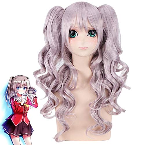 Charlotte Tomori Nao Cosplay Wig Long Curly Wavy Heat Resistant Synthetic Hair Women Female Anime Costume Wigs Pl-391