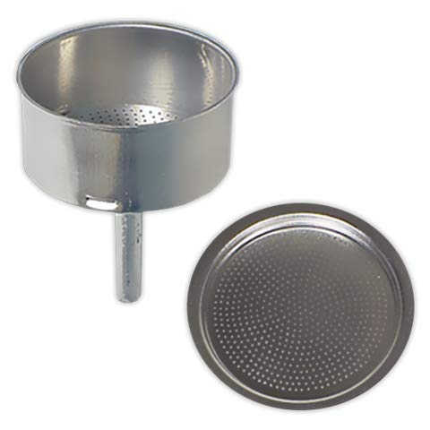 Embudo + Filtro cafetera 12 tazas | TECNHOGAR diámetro 80 mm