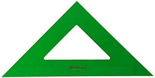 Faber-Castell 566 - Escuadra de 32 cm, color verde