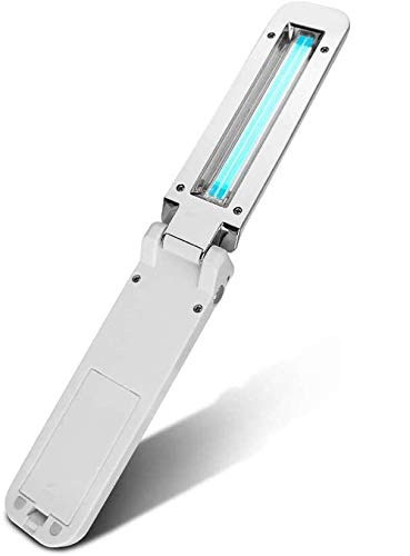 Houkiper Lámpara esterilizadora ultravioleta, desinfectante plegable LED UV Houkiper alimentado por batería y carga USB para el hogar, automóvil, mascota