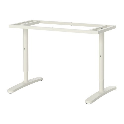 IKEA BEKANT - bastidor para mesa, blanco - 120 x 80 cm