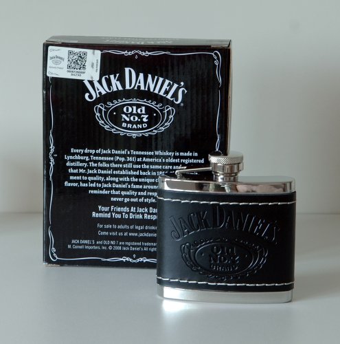 Jack Daniel's JD 5547 - Petaca de piel